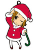 photo of K-On!! Trading Rubber Strap Christmas ver.: Ritsu Tainaka