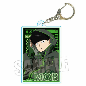 main photo of Trading Acrylic Keychain Mob Psycho 100 III Cyberpunk ver.: Mob